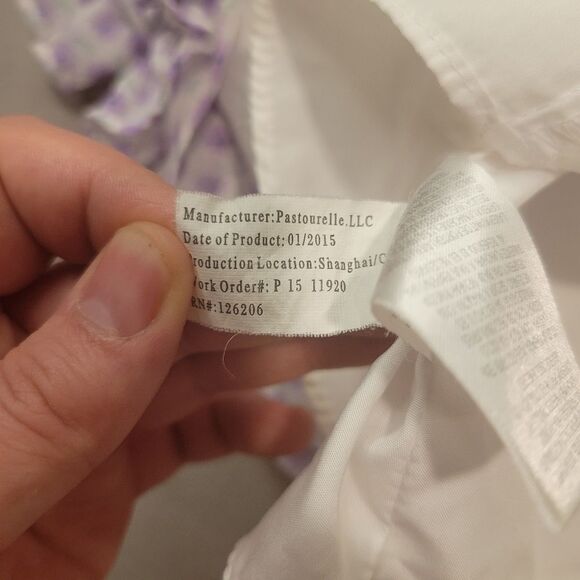 Pastourelle by Pippa & Julie Purple Floral Toddler Girl Dress Size 3T - Picture 4 of 5